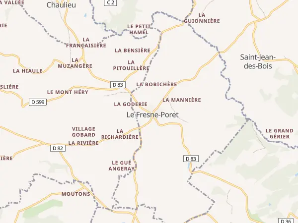 Plan du Fresne-Poret