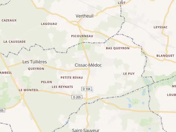 Plan de Cissac-Médoc