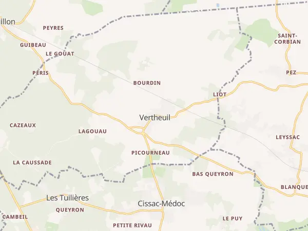 Plan de Vertheuil