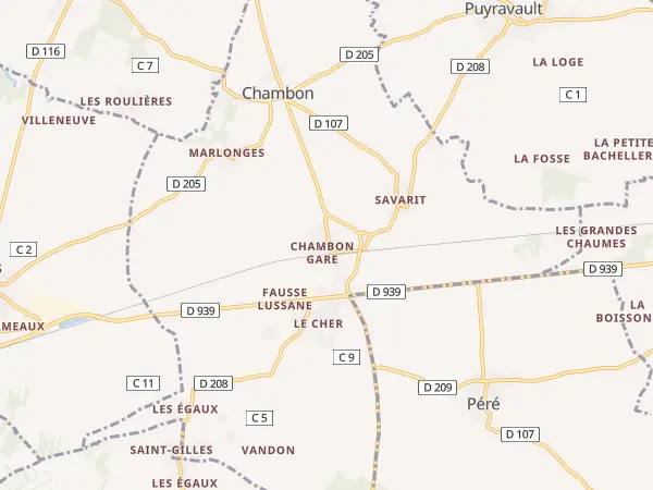 Plan de Chambon