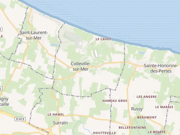 Plan de Colleville-sur-Mer