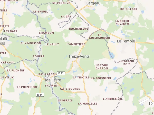 Plan de Treize-Vents