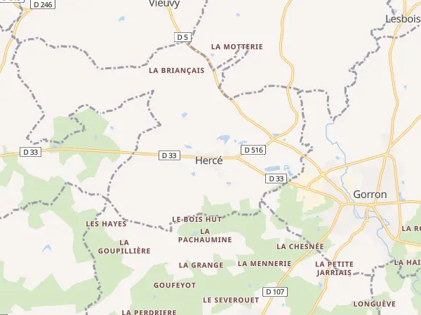 Plan de Hercé