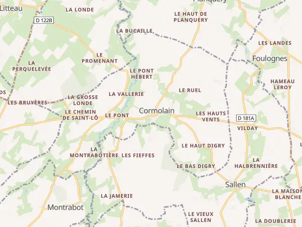 Plan de Cormolain