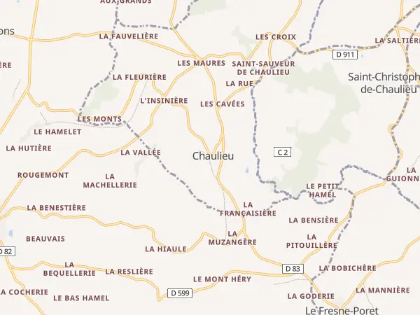 Plan de Chaulieu