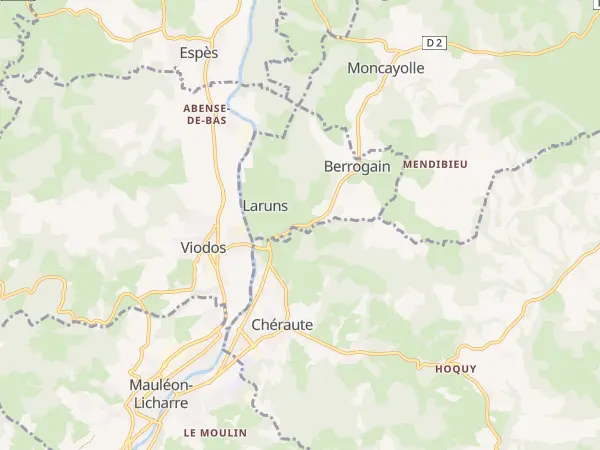 Plan de Berrogain-Laruns