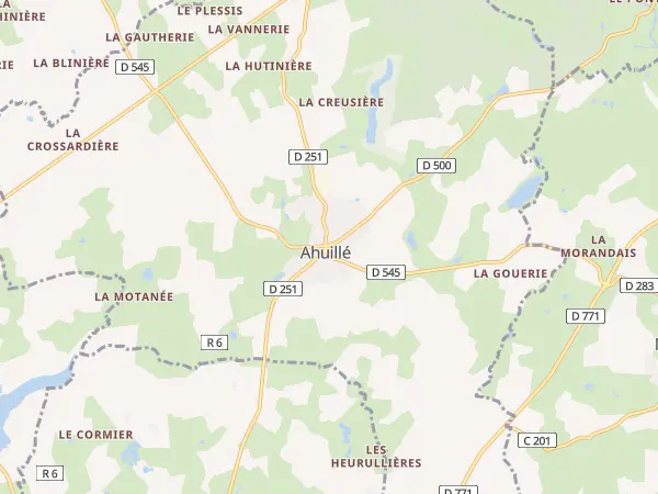 Plan de Ahuillé