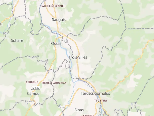 Plan de Trois-Villes