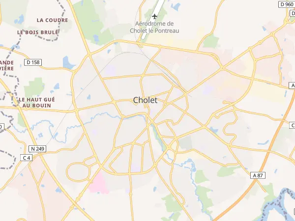 Plan de Cholet