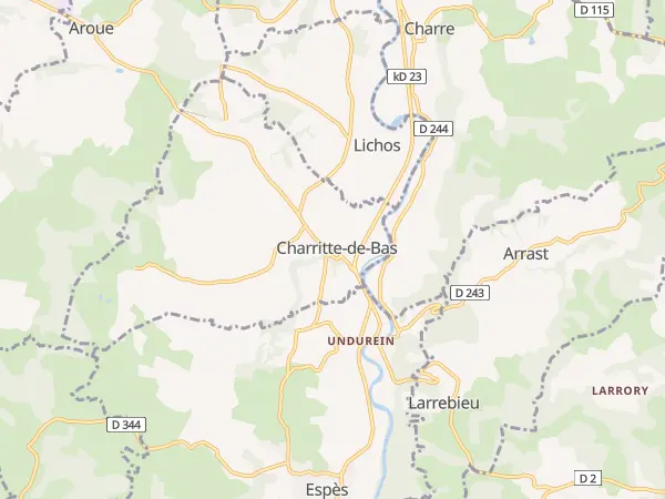 Plan de Charritte-de-Bas