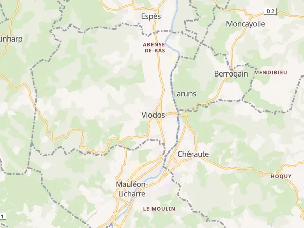 Plan de Viodos-Abense-de-Bas