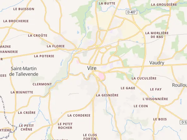 Plan de Vire Normandie