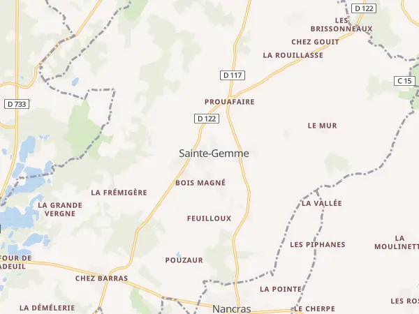 Plan de Sainte-Gemme