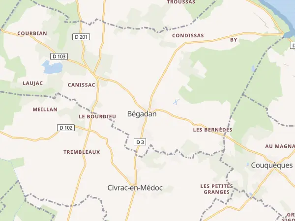 Plan de Bégadan