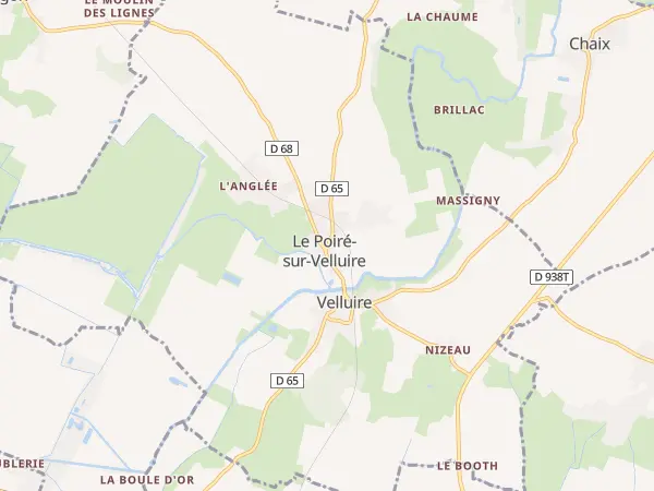 Plan des Velluire-sur-Vendée