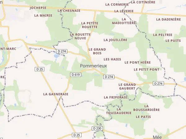 Plan de Pommerieux
