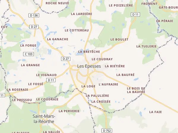 Plan des Epesses