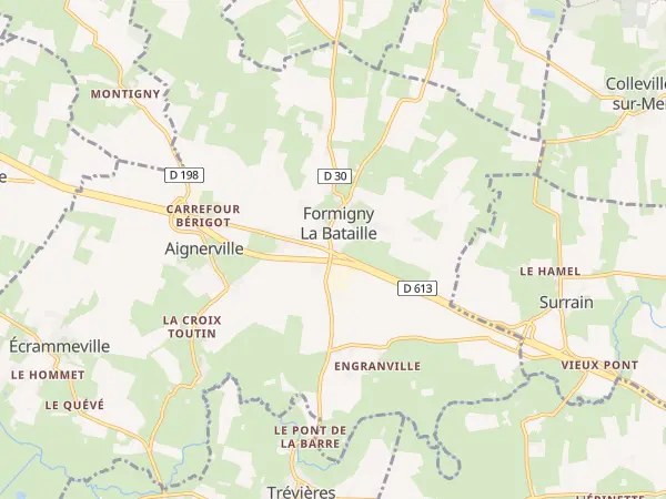 Plan de Formigny La Bataille