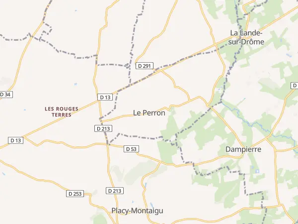 Plan du Perron