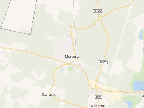 Plan de Morcenx-la-Nouvelle