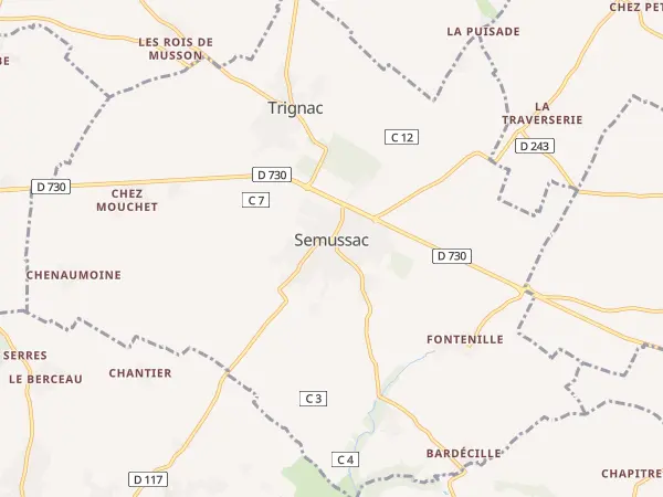 Plan de Semussac