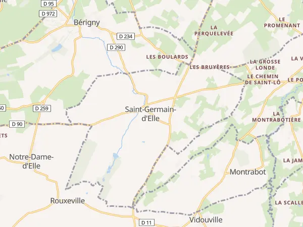 Plan de Saint-Germain-d’Elle