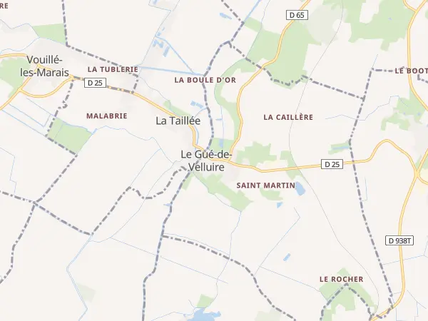 Plan du Gué-de-Velluire