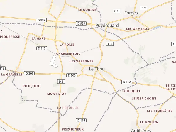 Plan du Thou