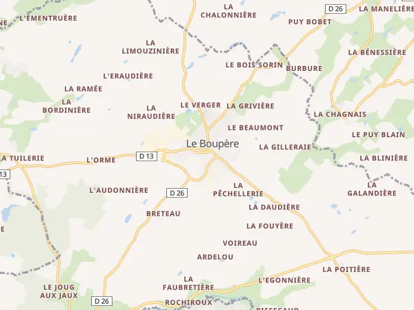 Plan du Boupère