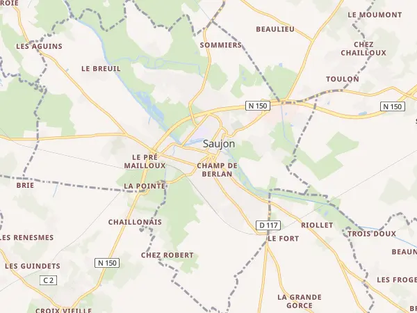 Plan de Saujon