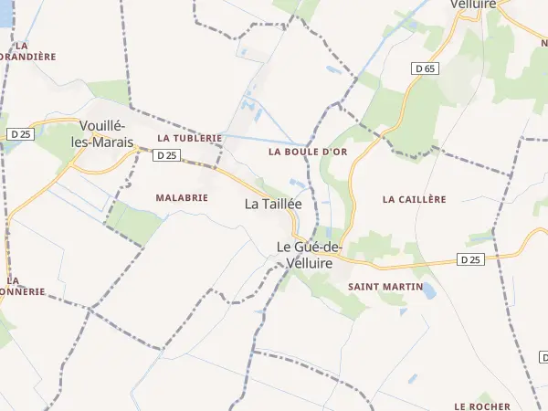 Plan de La Taillée