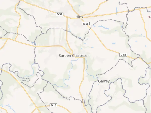 Plan de Sort-en-Chalosse