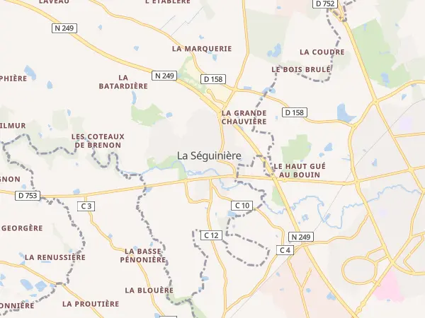 Plan de La Séguinière