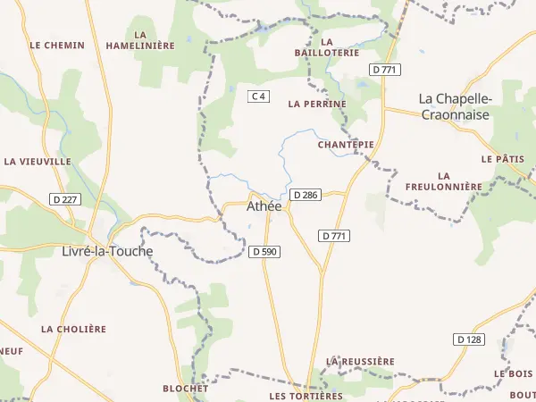 Plan de Athée