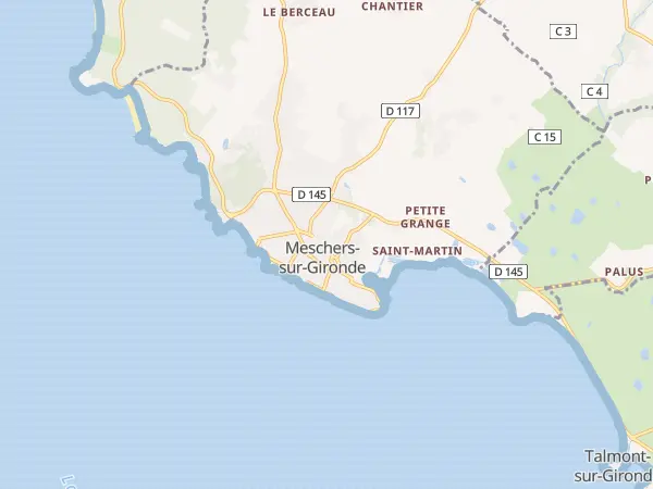 Plan de Meschers-sur-Gironde