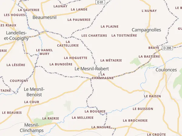 Plan du Mesnil-Robert