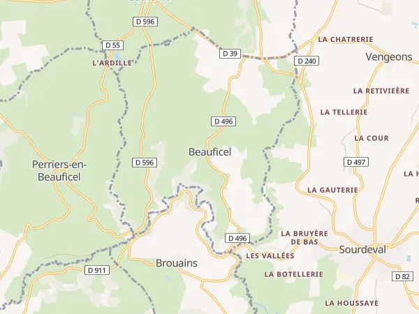Plan de Beauficel