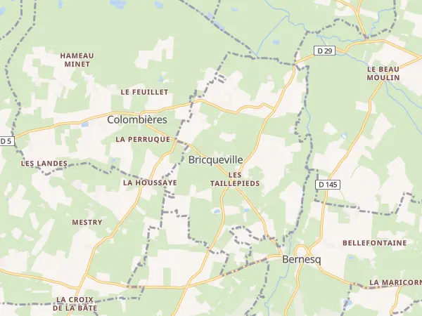 Plan de Bricqueville