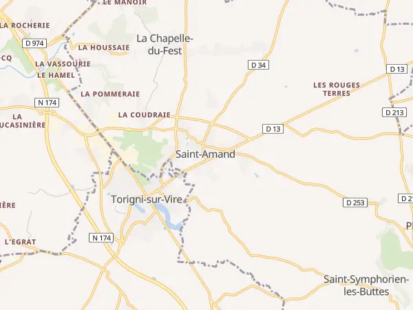 Plan de Saint-Amand-Villages