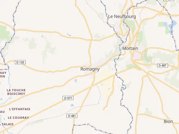 Plan de Romagny Fontenay
