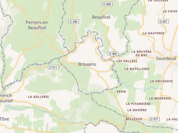 Plan de Brouains