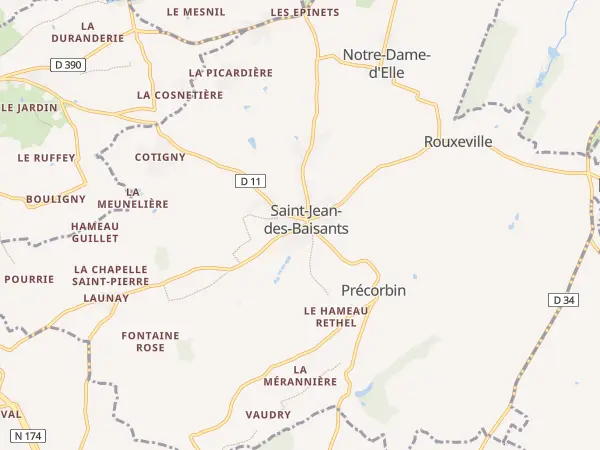 Plan de Saint-Jean-d’Elle