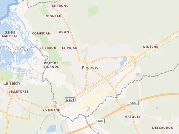 Plan de Biganos