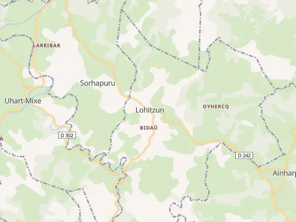 Plan de Lohitzun-Oyhercq