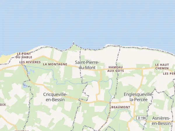 Plan de Saint-Pierre-du-Mont