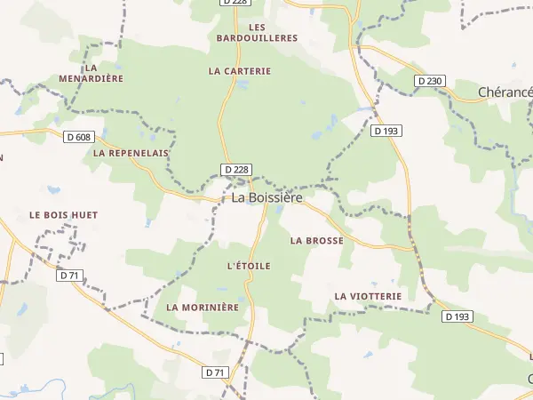 Plan de La Boissière