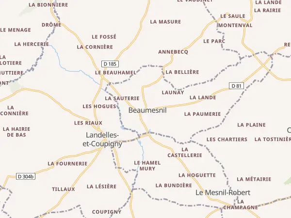 Plan de Beaumesnil