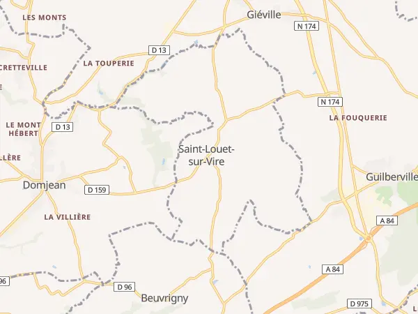 Plan de Saint-Louet-sur-Vire