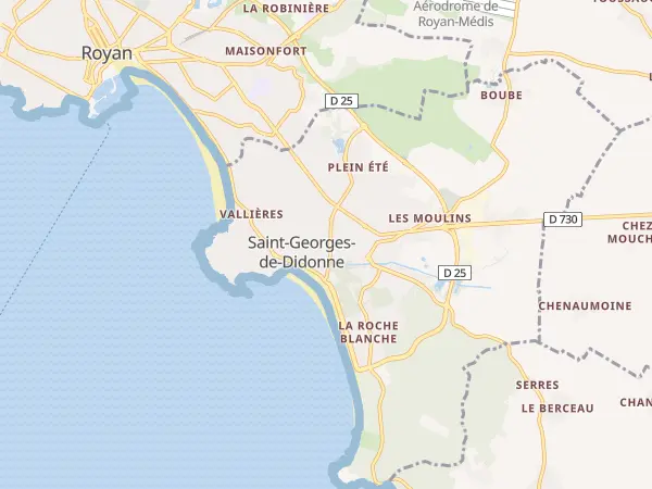 Plan de Saint-Georges-de-Didonne