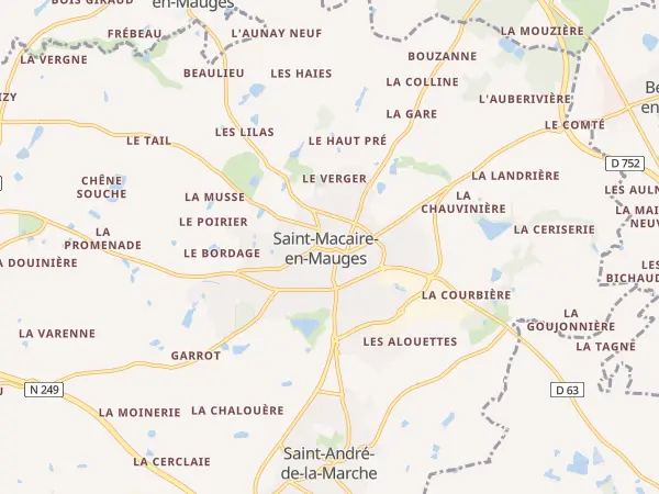 Plan de Sèvremoine